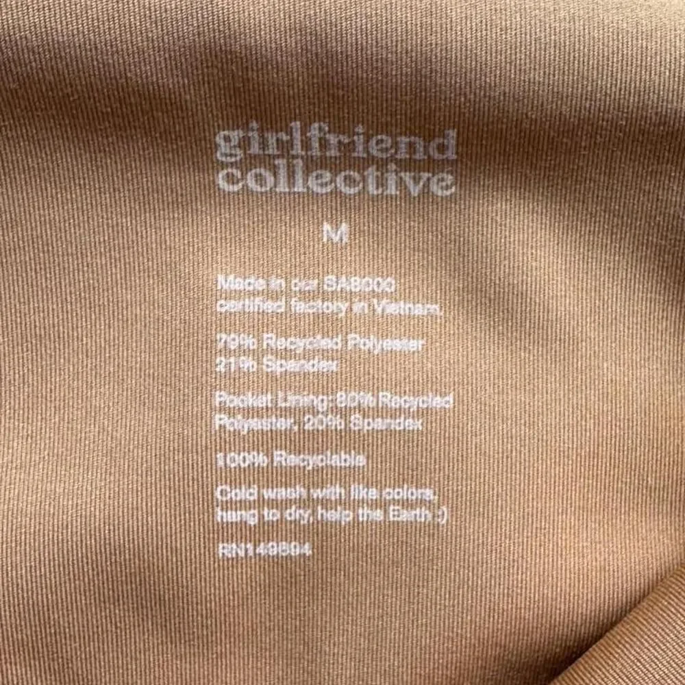 Girlfriend-collective Women's Orange and Tan Leggings